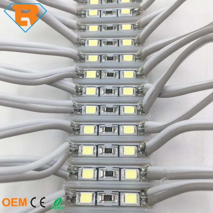 DC12V 2led SMD2835 26*7mm IP65 Waterproof Plastic Mini LED Module for Advertising Signage Boards