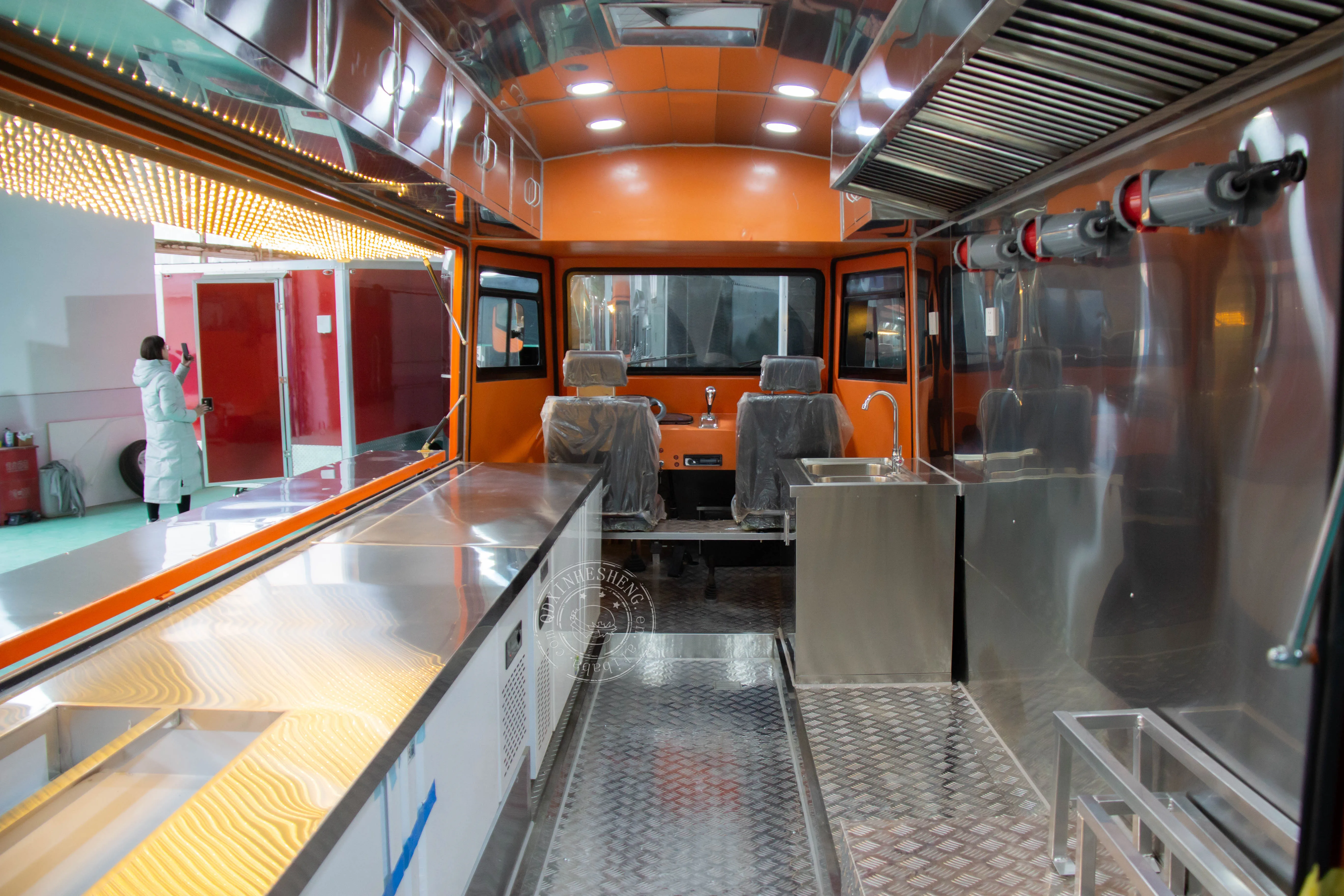 Hot Selling CE Certificate  food trailers truck mobile coffee