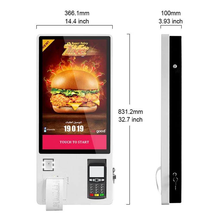 Multi Function Kiosk with Pass Port Scanning ,ID Card Scan, Card Issuing Function Sale