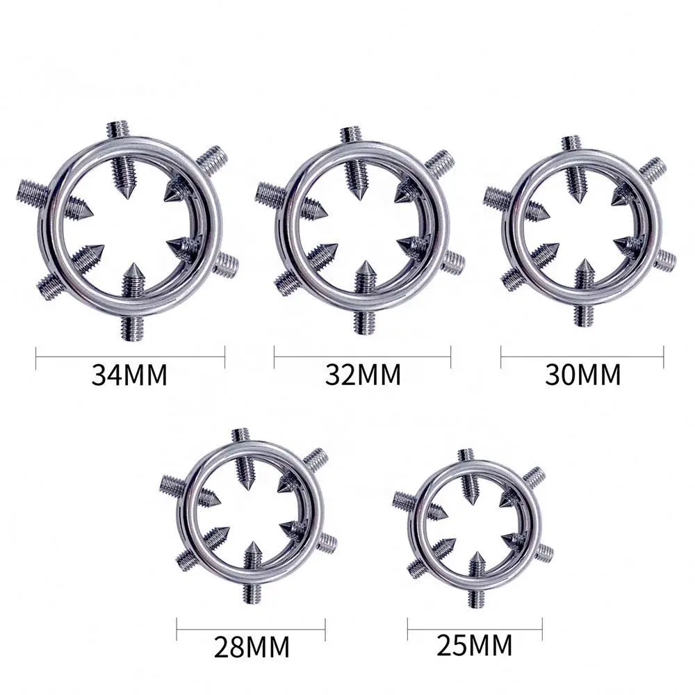 Stainless Steel Erection Dual Ball Stainless Ring Male Sex Ring Stop Premature Ejaculation Cock Ring For Men