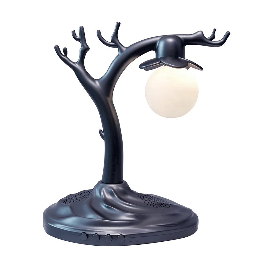 Новая портативная беспроводная Магнитная Подвесная лампа в виде Луны, музыкальный светильник, динамик для дома, офиса, Дня Святого Валентина, креативные подарки для друзей