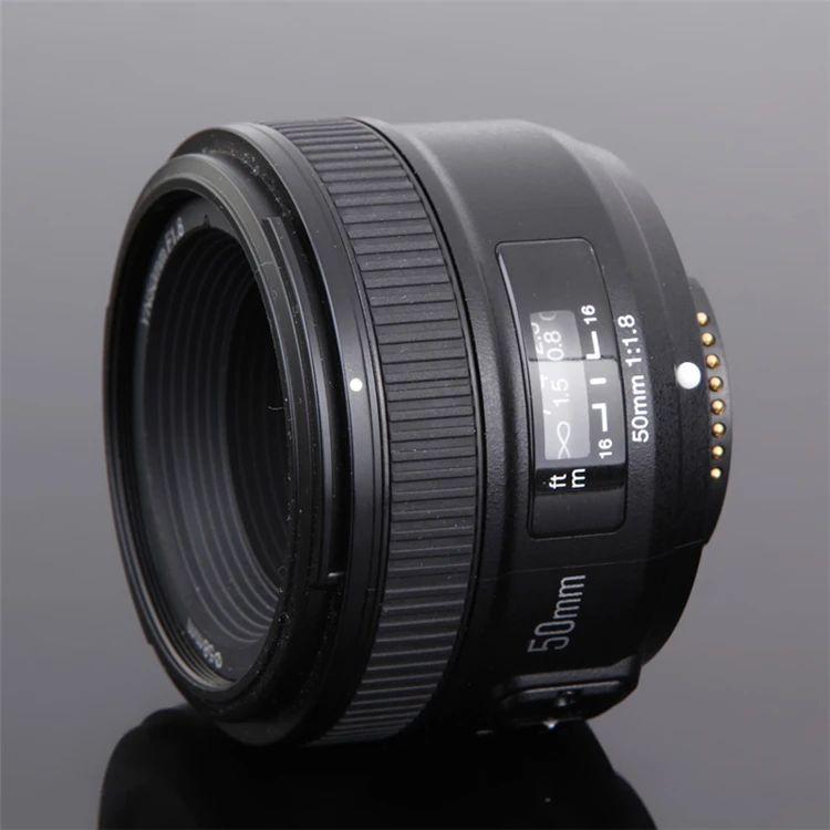 Топ продаж объектив YONGNUO 50 мм yn50 F1.8 камеры EF для объективов с диафрагмой CanON DSLR 700D 750D 800D 5D Mark II IV