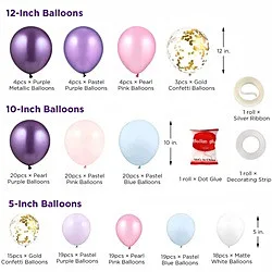 АРКА для воздушных шаров гирлянды комплект Свадебные Baby Shower Единорог вечеринок по случаю Дня рождения