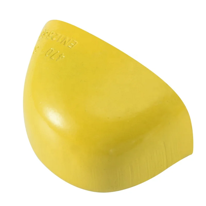 1443 shoe inserts material  removable  steel toe cap with rubber strip for industrial shoes