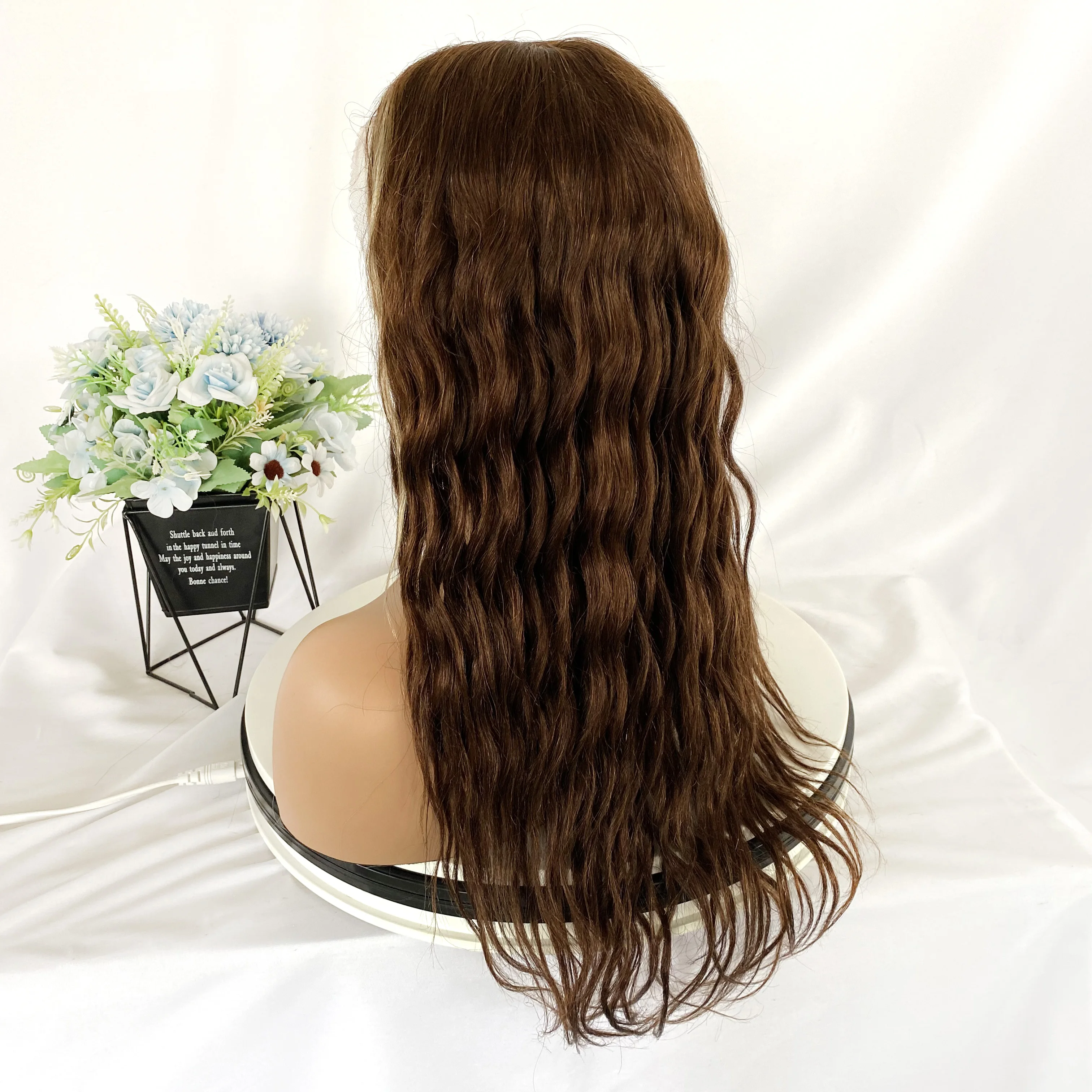 wholesale glueless human hair wigs raw virgin human hair custom wave hd transparent ginger pre plucked  lace front wigs