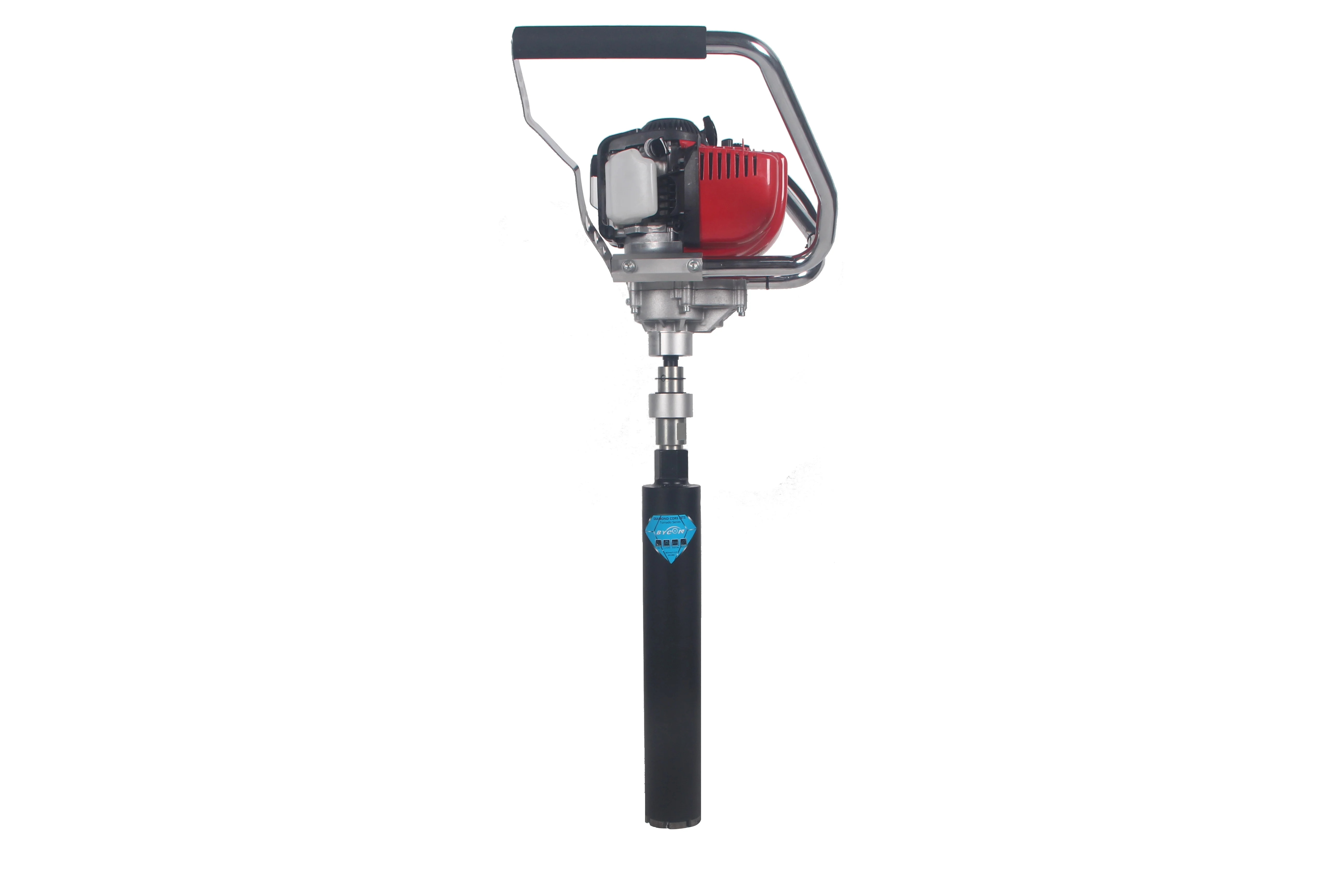 Hand held gasoline powered core drill with EPA