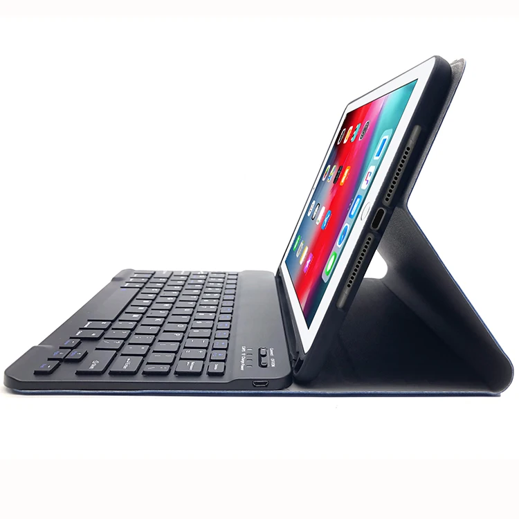 Most Popular Good Quality BT Keyboard for iPad pro10.5 10.2 Wireless Keyboard Leather Case
