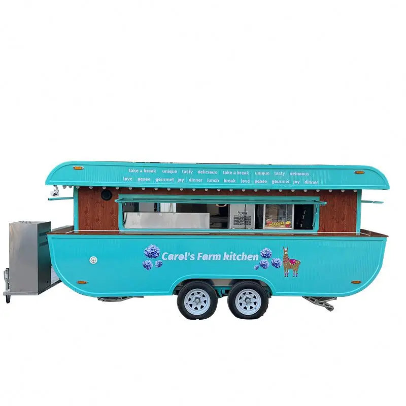 Best selling new multifunctional dining popular fashion fast food car dining trailer