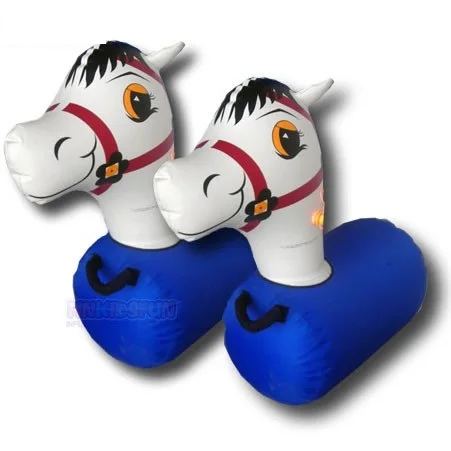 Crazy Inflatable Jumping Ride Team Running Office Game Inflatable Bouncy Sausage Racing