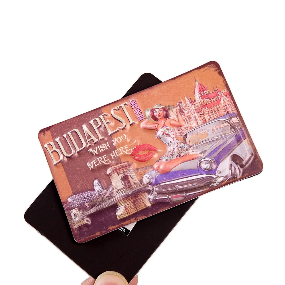 Top Quality National Photo Refrigerator Magnets Tourism Souvenir 3d Aluminum Fridge Magnets Manufacturer