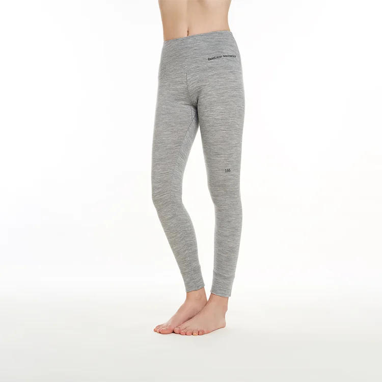 SANQIANG Ready To Ship 100%Merino Wool Thermal Wear Long Johns Fleece Thermal Underwear For Women