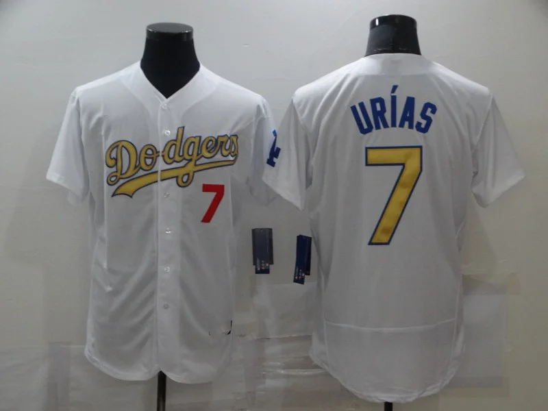 Los Angeles Stitched Baseball Jerseys 50 Betts 7 Urias 22 Kershaw 35 Bellinger 10 Turner