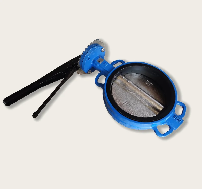 DN200 Eccnomic Model Ductile Iron Ggg50 Wafer Type Butterfly Valve Connection to Pn10/Pn16/Cl125/Cl150/JIS 10K