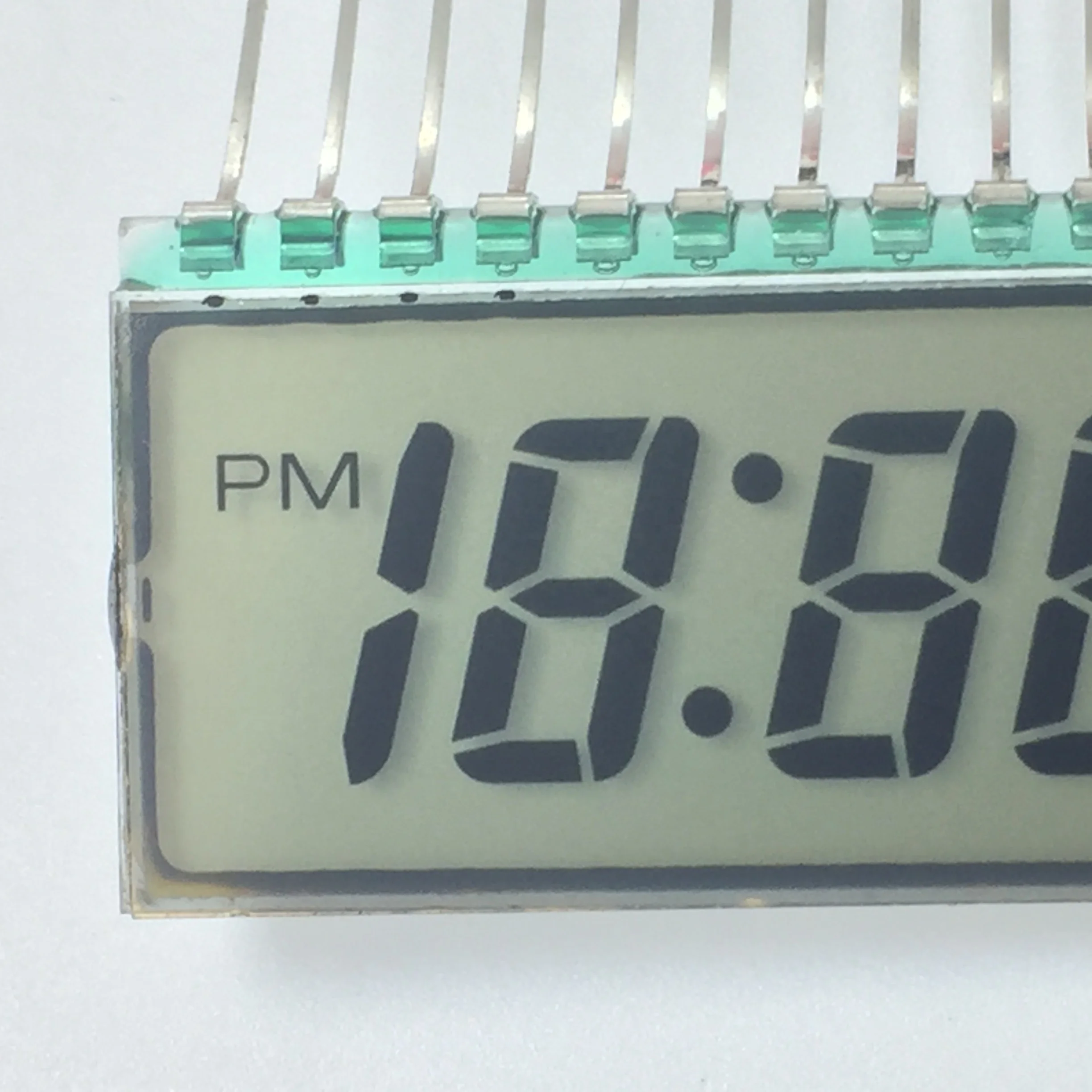 Изготовленный на заказ контактный разъем 2 цифры 4-значный 7-сегментный ЖК-дисплей экран