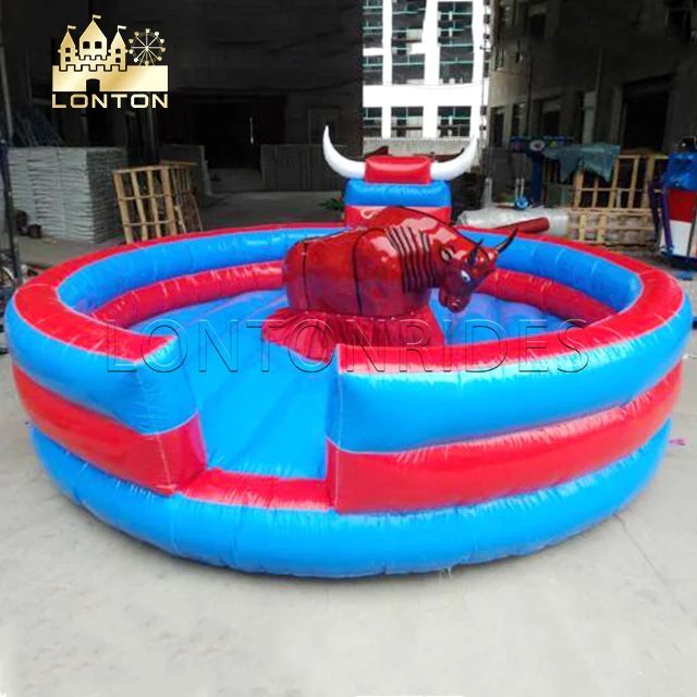 
High quality rodeo bull inflatable riding bull 