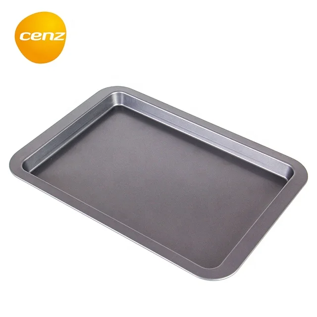 Nonstick Cookie Sheet Set Rectangle Carbon Steel Crispy Deep Baking Tray Rolling Cake Plate Biscuit Cake Pans Baguette Tray