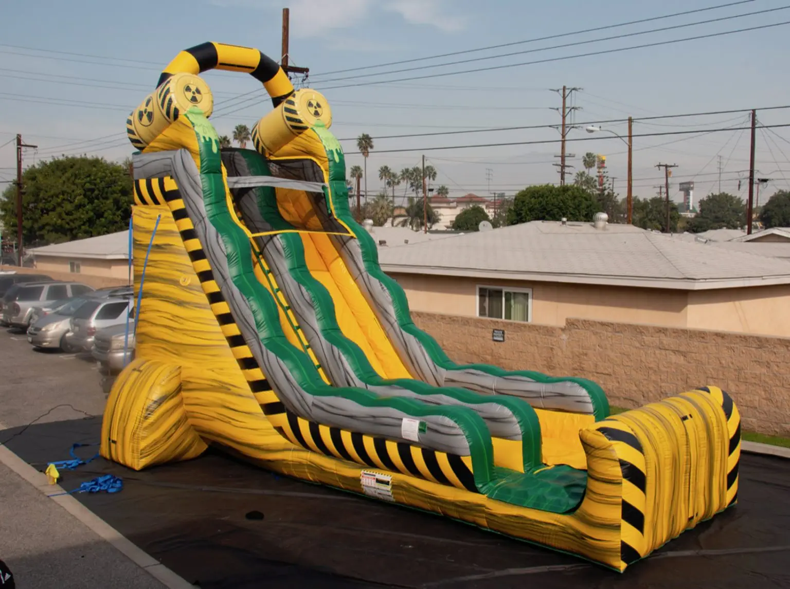 Inflatable Bouncer With Dry Slide PVC Tarpaulin Printed Logo Minimum Order 1 Piece