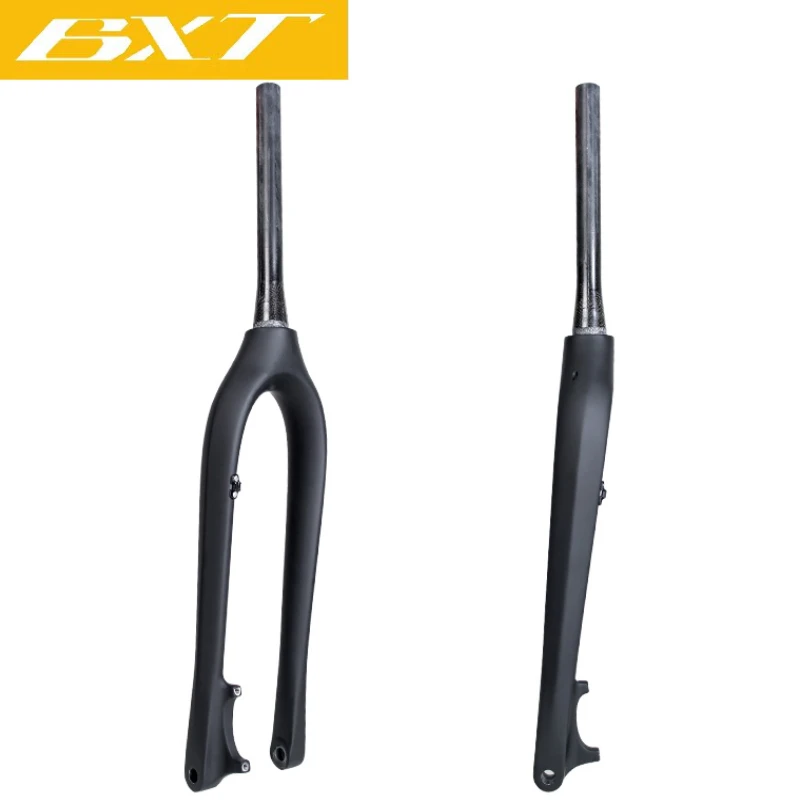 Boost Carbon MTB Bike Fork 27.5 Thru Axle 100X15mm Professional Disc Brake Mountain Bicycle 110X15mm MTB Carbon Fork Disc 275