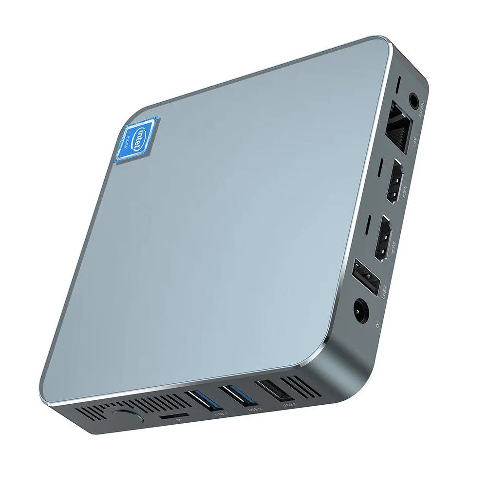 MINI PC Support 4K Display Connect Projector BEST Price AK7 Intel Celeron N3350 J3455 4G 64G Win10 Linux