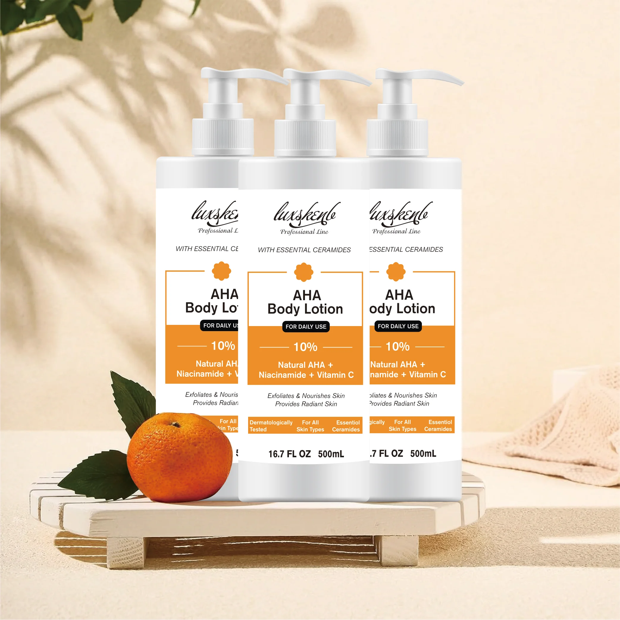 Wholesale Natural AHA Nicotinamide Best Whitening Body Lotions Vegan Body Care Bleaching Lotion for Whole Body Black Skin