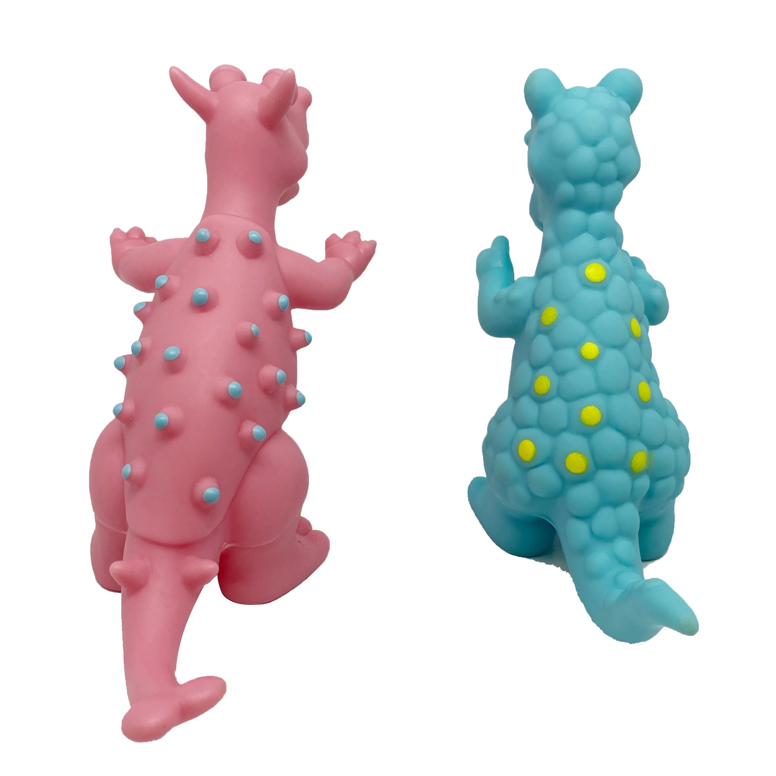 Selling Customizable Cute Rubber Dinosaur Water Jetting Pink And Light CPC Blue Bath Dinosaur Toys For Boys And Girls Baby Toys