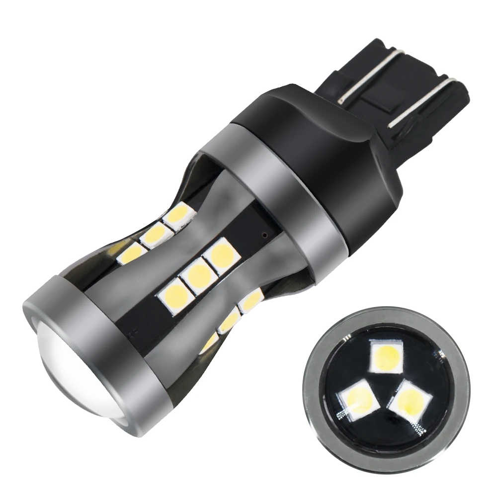 Super White 4.7W 541LM 7440 7443 T20 P21/5W Led 3030 21SMD Auto Brake Light Bulb Reverse Tail Lamp