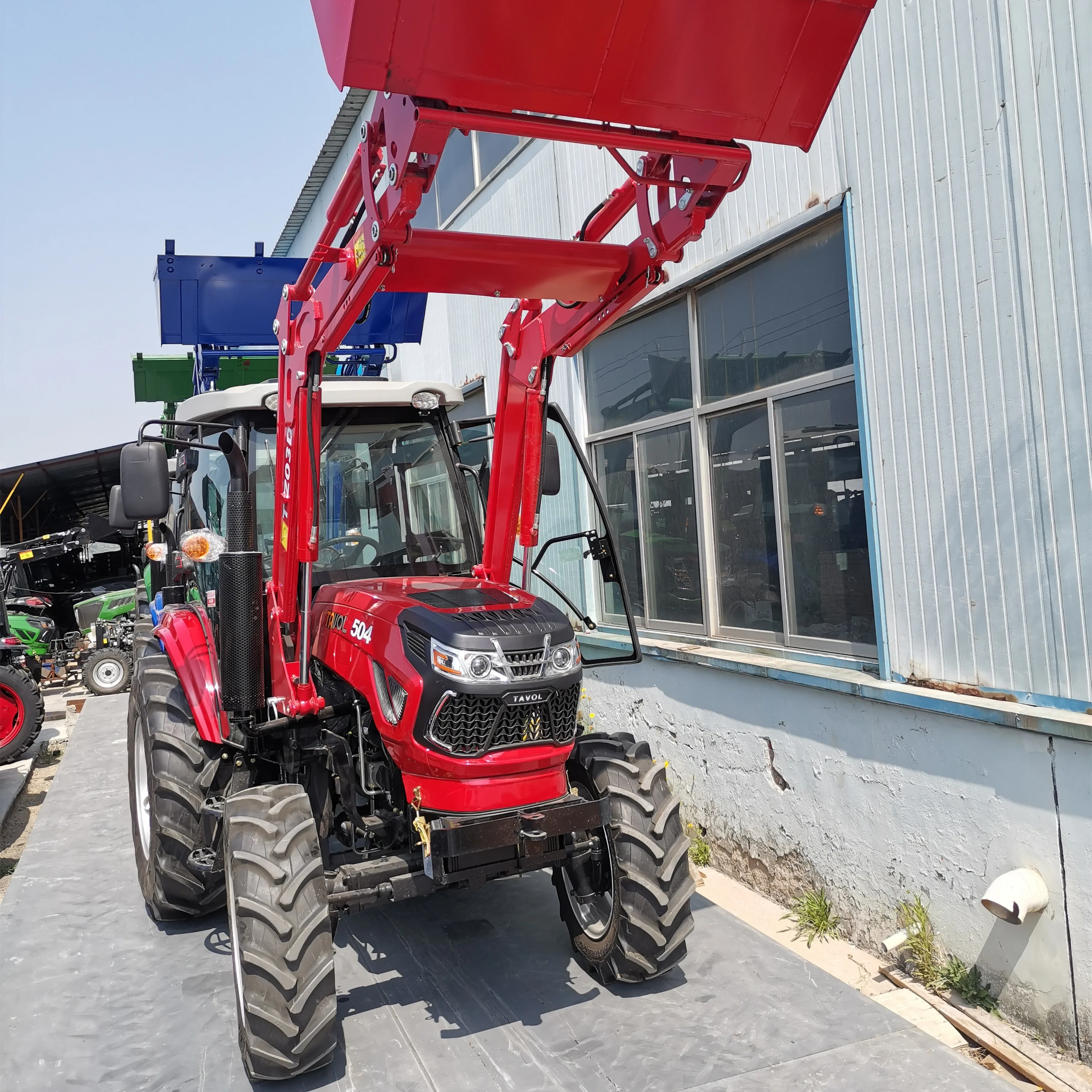 Tavol Mini Farm Tractor 4x4 Agricultural 4wd Traktor 50hp Price