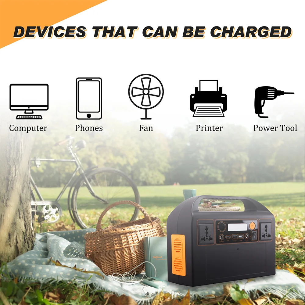 Iparwa Professional Manufacture Cheap 300Wh 500Wh 1000Wh Outdoor Power Bank Solar Energy Storage Power Supply