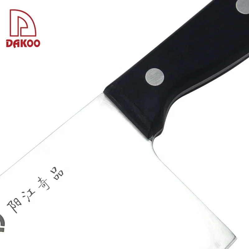 Chinese Chopper Thick Blade Kitchen Chopping Knife With POM Handle