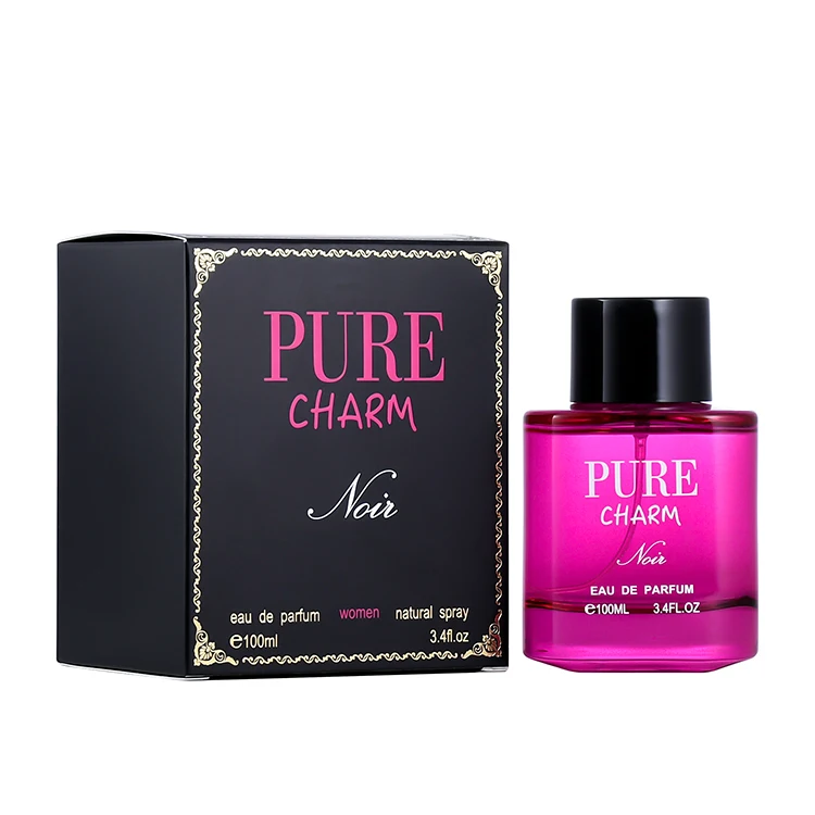 M673D hot selling large capacity 100ml new arrival purple bottle long lasting perfume for woman