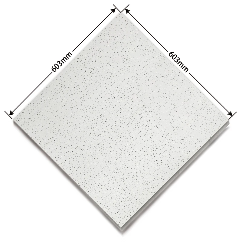 Factory Sell Live Room Cinema Hospital Acoustical Panels Mineral Wool Board Mineral Fiber Ceiling Tile