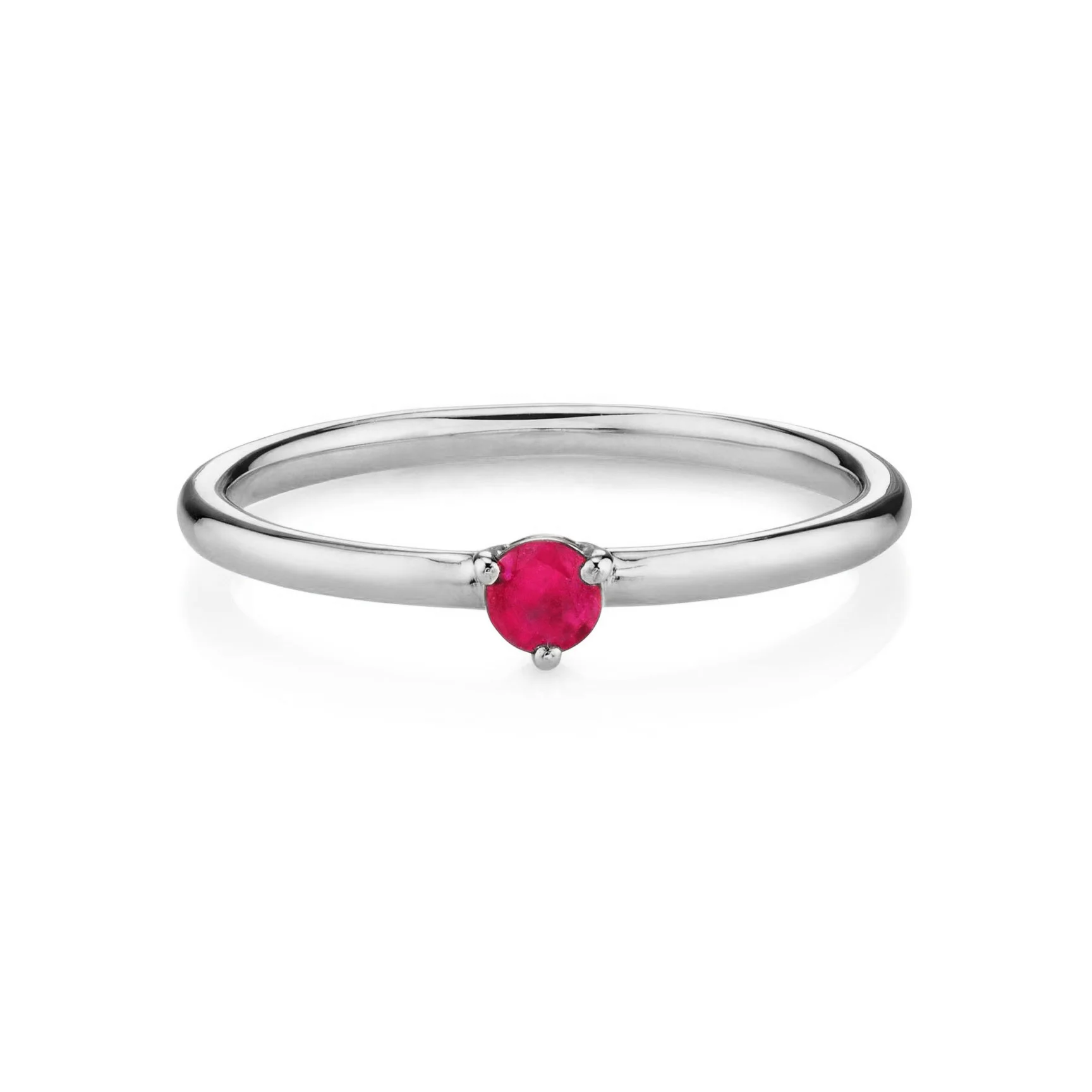 Custom Jewellery Solid Gold Stacking Birthstone 9K 14 Karat Pure Peridot Emerald Natural Gemstone Ruby Dainty Ring