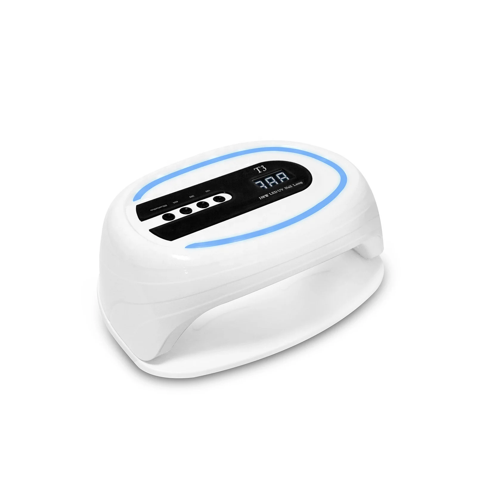 Professional Newest Style Fashionable T3 108W UV LED NAIL LAMP Double Hands Nail LAMP With Light Belt