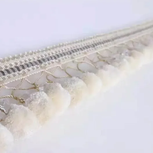 
Handmade Chain Decorative Curtain Pom Pom Fringe/curtain Lace 