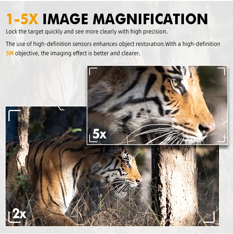 Night Vision Monocular 1-5X Digital Zoom Screen 1080P video for hunting night vision goggles 300m night vision scope