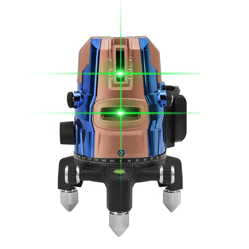 Высокоточный Автоматический Лазерный уровень с поворотом на 360 градусов и инфракрасным литиевым аккумулятором