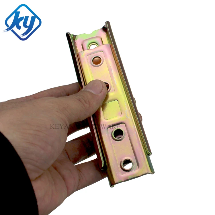 Furniture Fasteners Slide In Lock Bracket Sofa Connector Metal KD Fixing Bracket