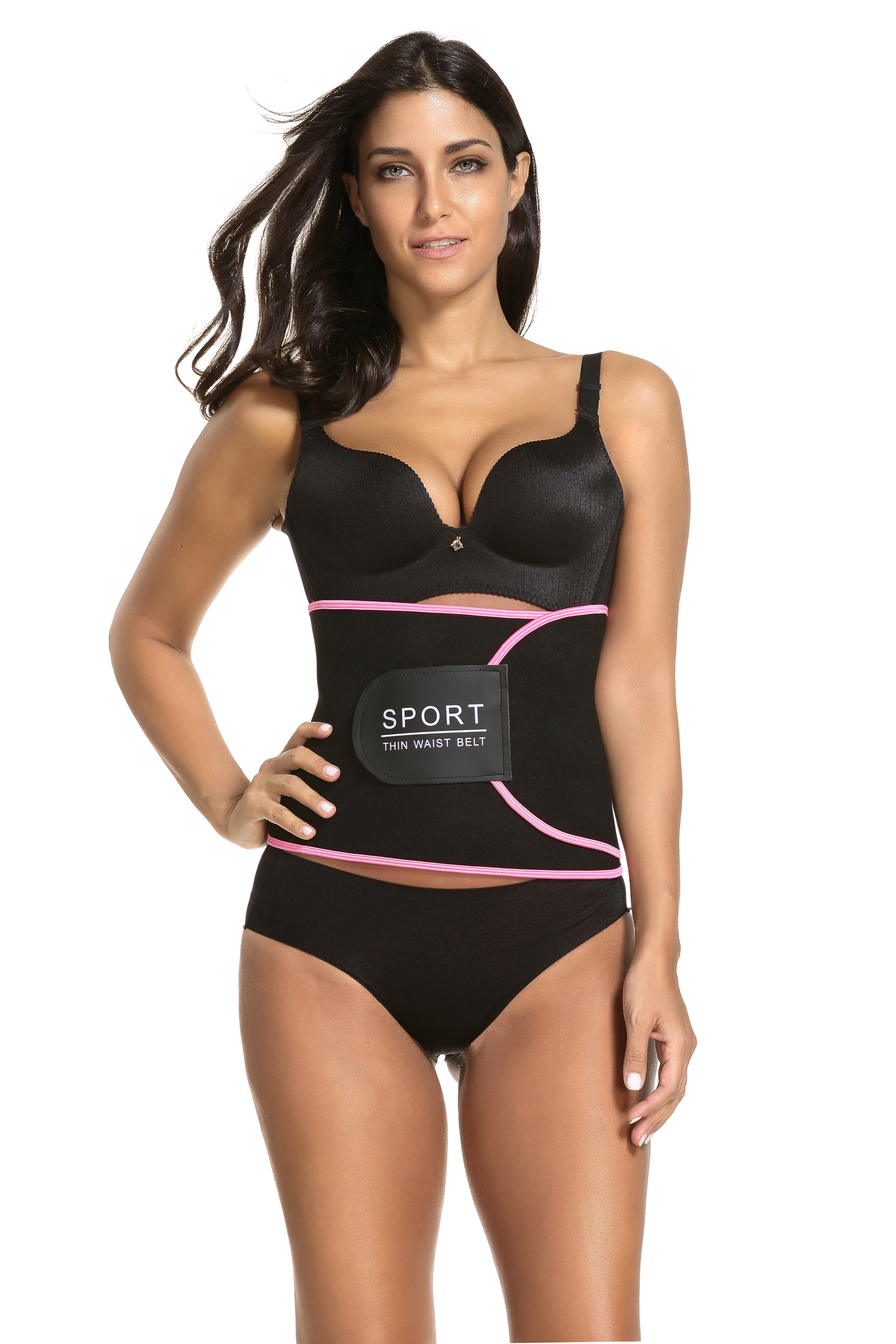 PINSEN Sweat Waist Trimmer Sports Research - Waist Trainer for Women & Men - Sweat Band Belt - Faja para Hacer Ejercicios