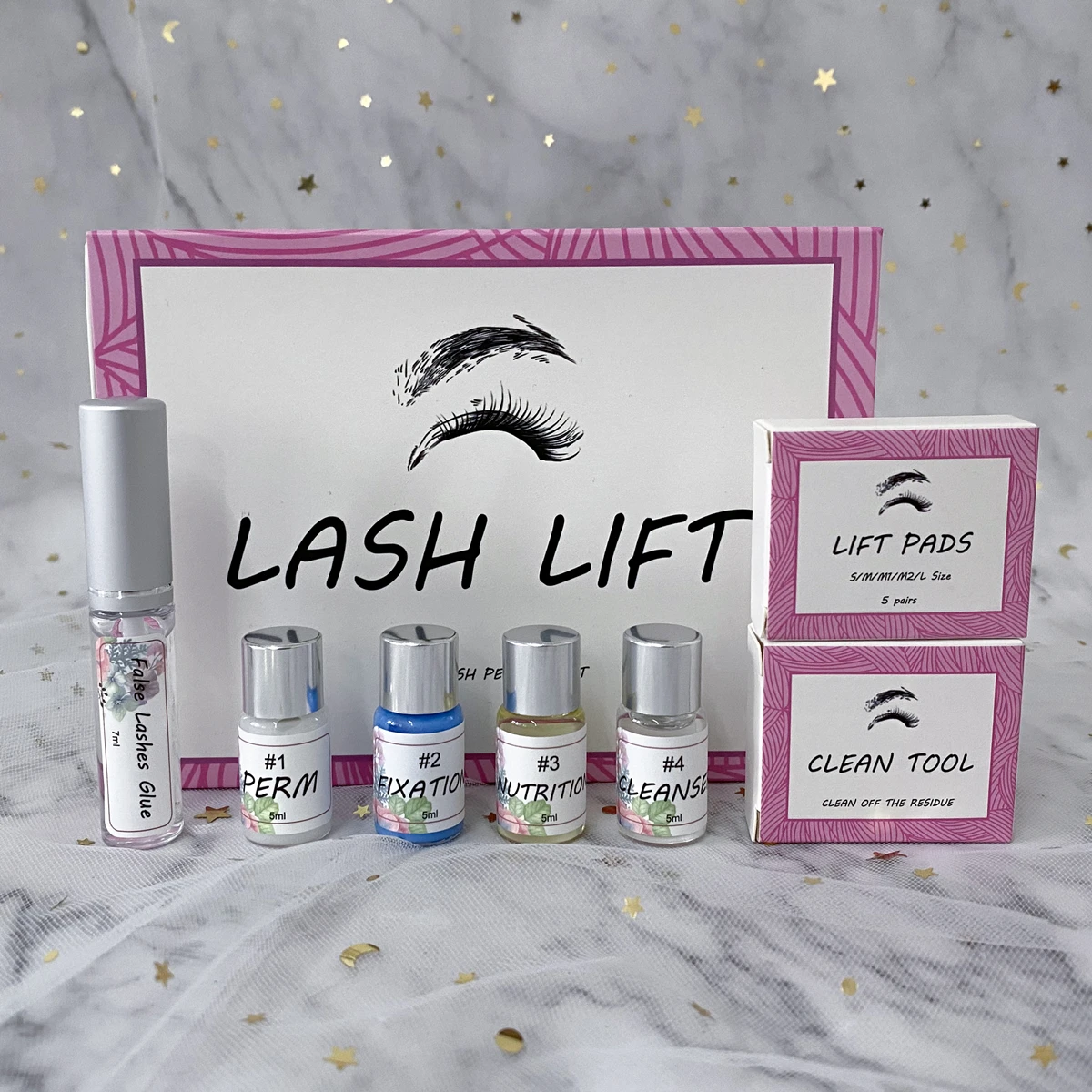 Luxury Lashlift Perming Kit Eyelash Brow Perm Kit Eyebrow Perming Lash lift Set Wholesale Private Logo