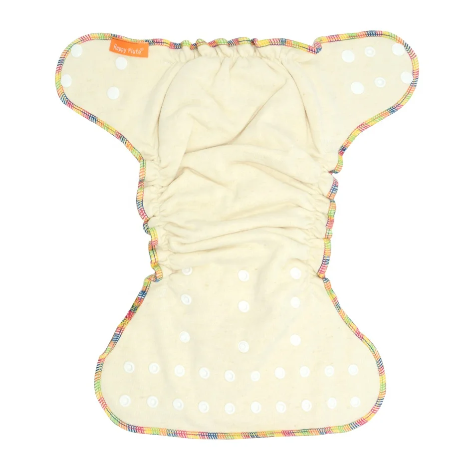 
Reusable Eco-friendly Washable Hemp Diaper Cloth Baby Nappies Fitted Diaper one size fits 5-15kg baby fitted Diapers 