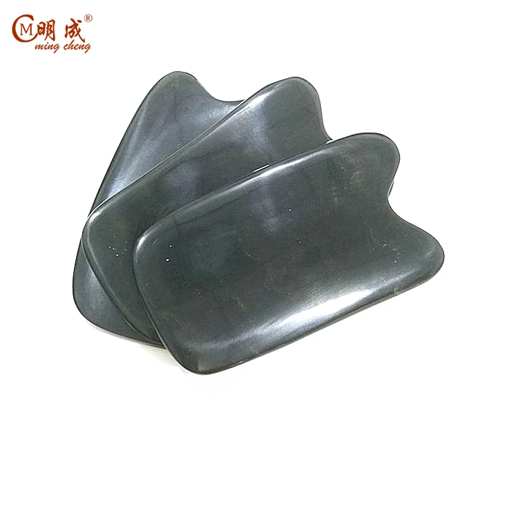 Chinese traditional acupuncture point blank buffalo horn plates,buffalo horn cow blanks guasha