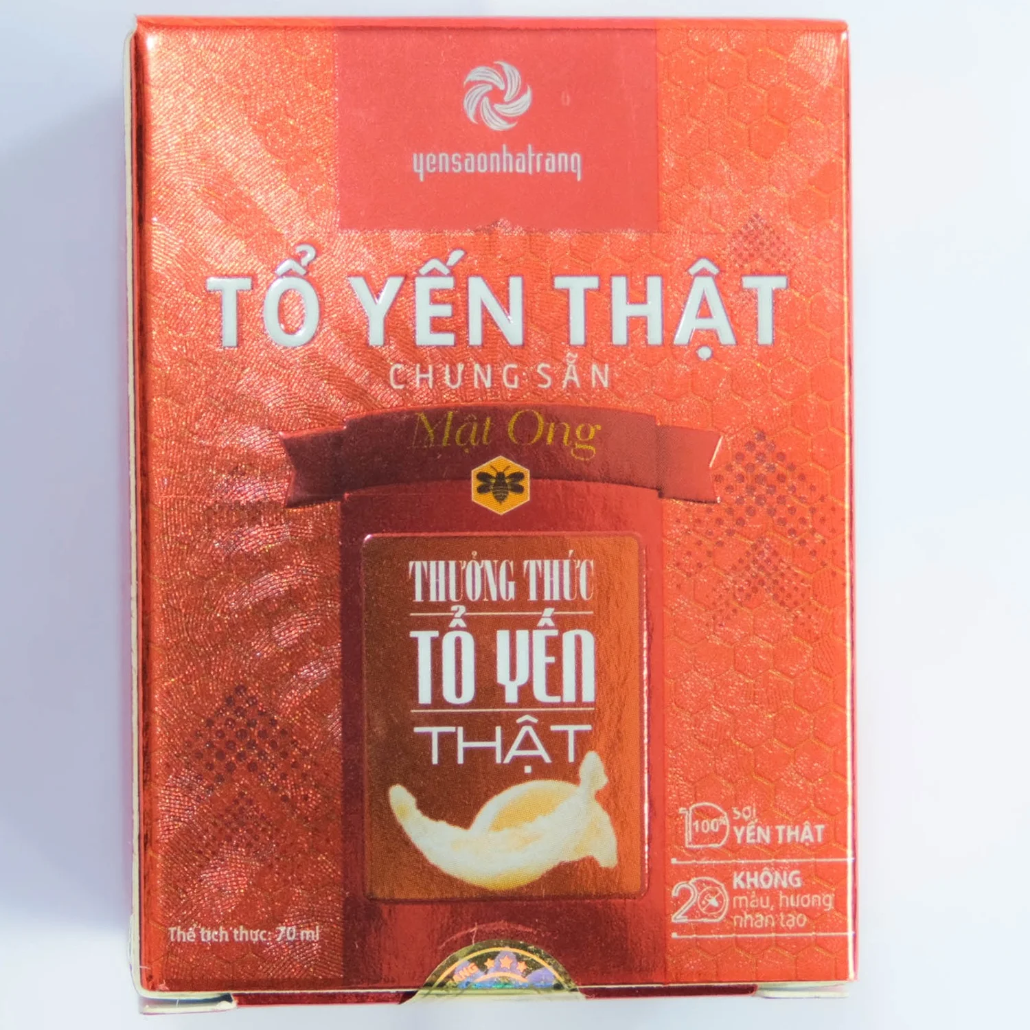 Мгновенное Птичье гнездо, концентрат птичьего гнезда с медом (гнездо искусства) 70 г/бутылка, полезно для здоровья