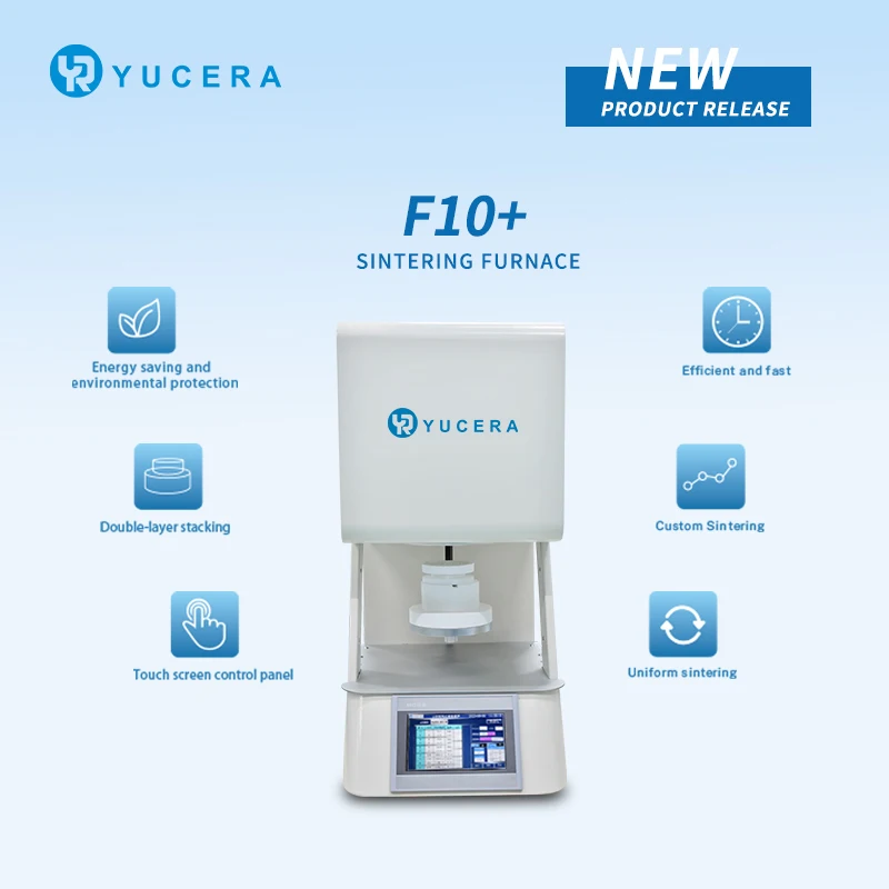 Yucera F10 fast sintering furnace dental ceramic sintering fiber chamber ziriconia sintering furnace