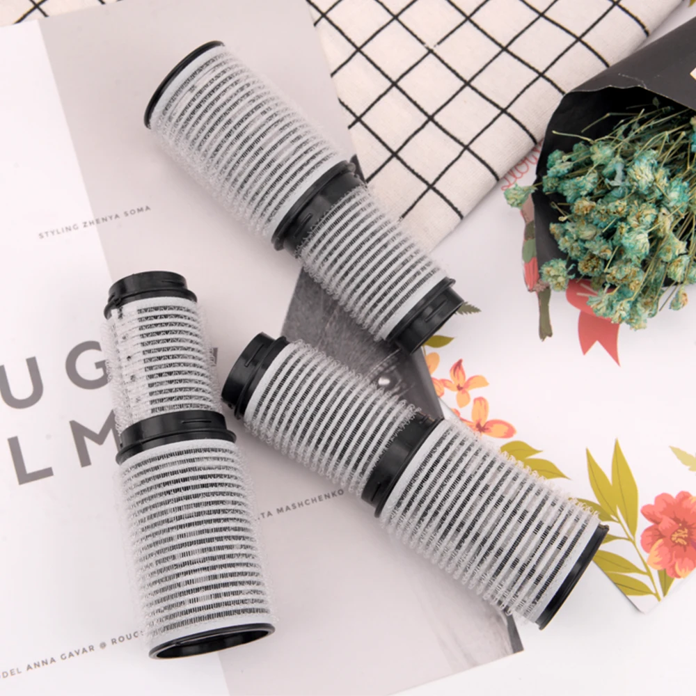 Small Medium Large Hair Holding Roller Set Nylon Curl Plastic Hair Rollers Hair Styling Loop Roller