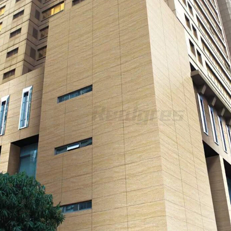 Realgres Custom Porcelain Exterior Interior Decoration Wall Tiles Villa Project Wear Resistant Large Porcelain Tile Slabs