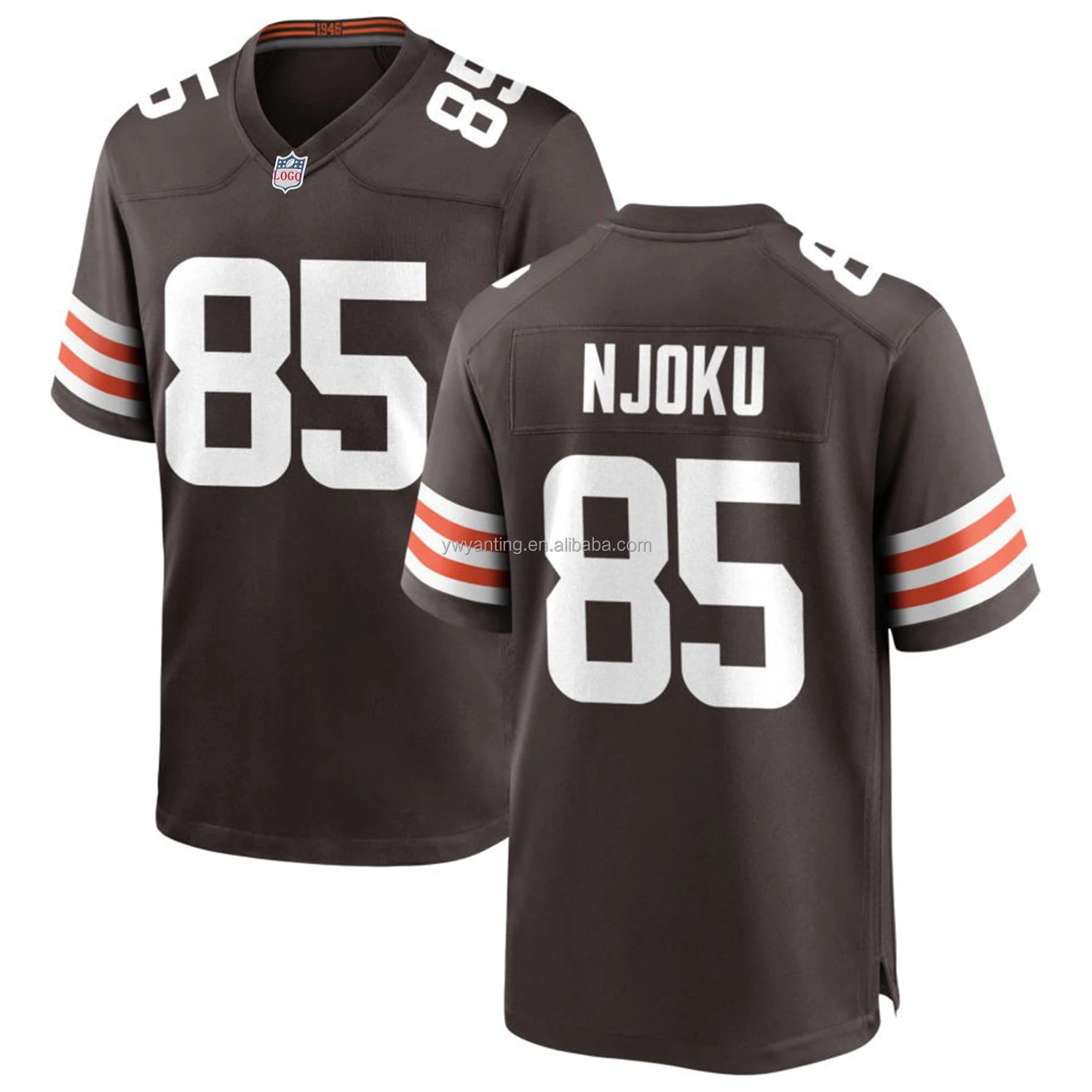 2024 Новая мужская командная форма Cleveland Browns Американская Футбольная майка с вышитыми логотипами Молодежная детская спортивная одежда