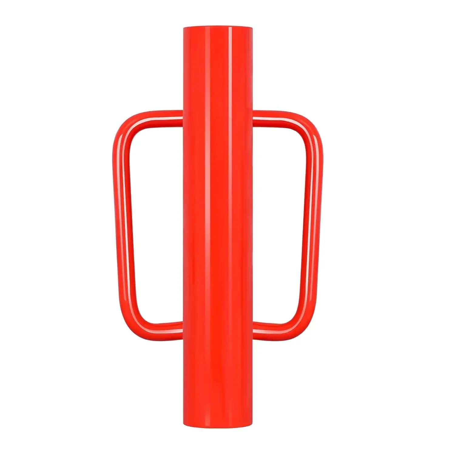 Metal fence column driver, heavy-duty T-pillar hammer with handle, used for installing fence column