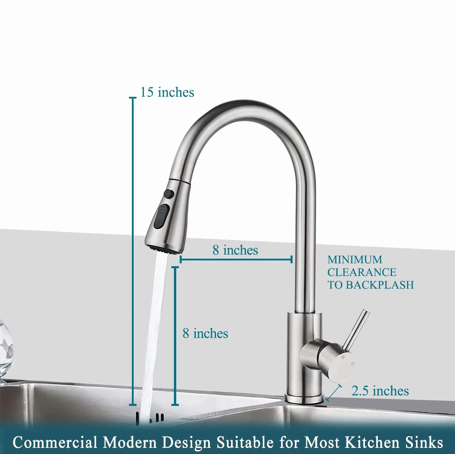 Black Kitchen Faucet Water Kitchen Faucet Tap Deck Mounted Kitchen Faucets