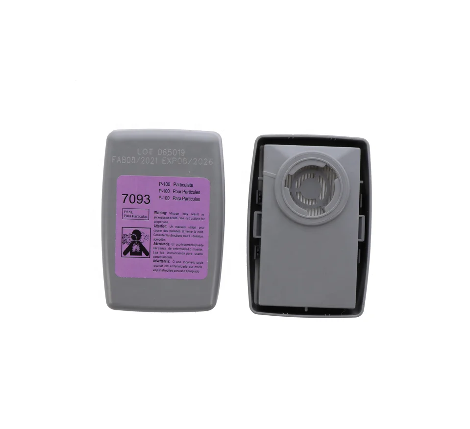 OEM 7093 Particulate Filter P100 Cartridge Filter 100bags/carton for 6200 6800 7502