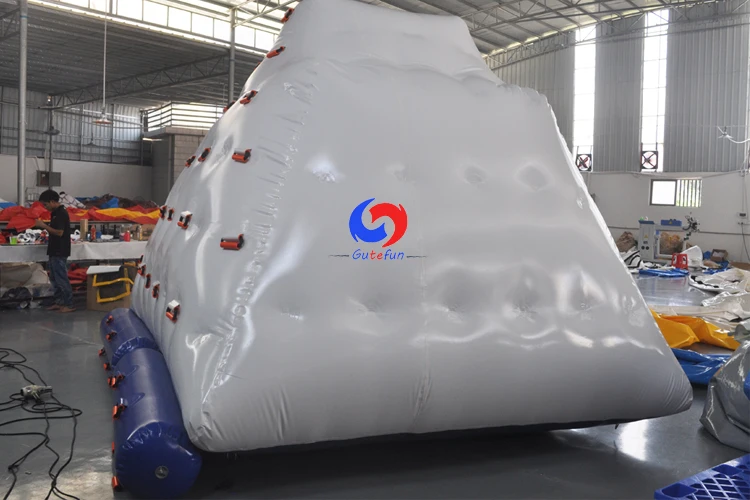 Большая морская Река Озеро спортивные игры водные плавающие игрушки скалолазание стены надувной бассейн Айсберг поплавок для продажи